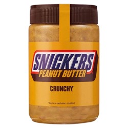 Арахисовая паста Snickers Peanut Butter Crunchy, 320 г