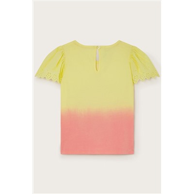 Monsoon Yellow Flamingo Ice-Cream T-Shirt