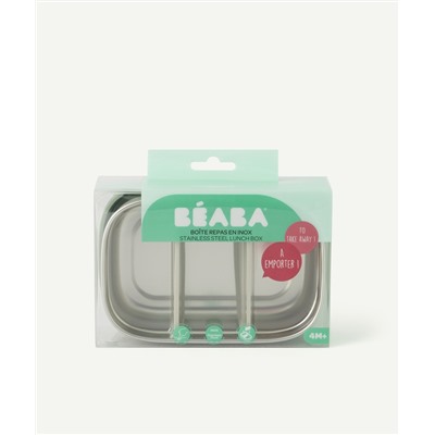 BEABA
BOÎTE REPAS EN INOX BLEU 4M+