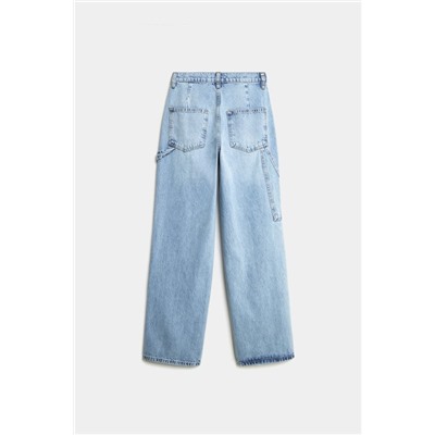 9925-647-432 джинсы винтажный синий