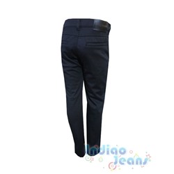 Черные утепленные брюки-стрейч для мальчиков, арт. GAF001. Размер 16/17-176