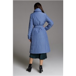 Женское пальто утеплённое Севилья, PLAXA 2024101, цвет голубая дымка