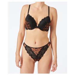 Push-up-BH + String Leo Janina, 2-tlg. Set