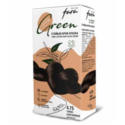 Краска для волос FARA (Фара) Eco Line Green, 4.75 темно-каштановый