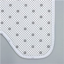Набор ковриков для ванной и туалета Доляна «Совушки парочка», 2 шт, 40×50 см, 50×80 см