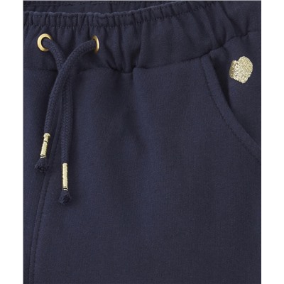 PANTALON DE JOGGING BLEU MARINE À POCHES FILLE