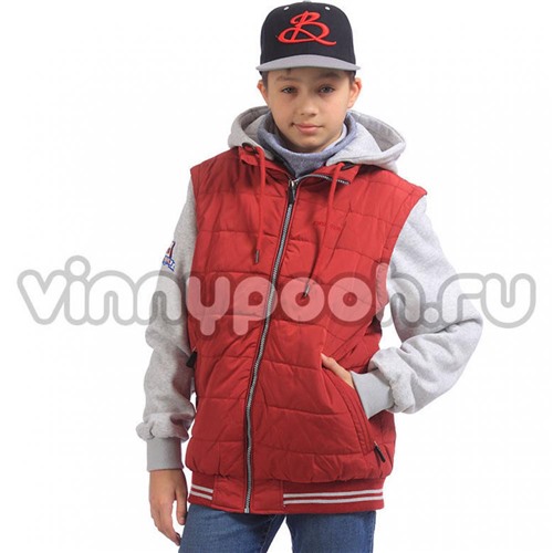 Модная весенняя куртка Kiko для мальчика (бордо), 11-15 лет