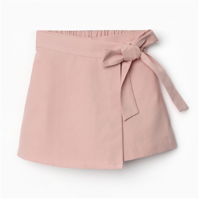 Юбка-шорты для девочки MINAKU, цвет пыльно-розовый, рост 140 см