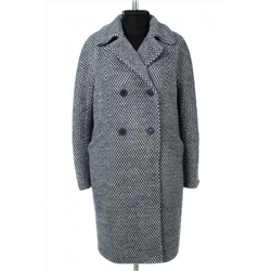 01-10825 Пальто женское демисезонное Ворса синий