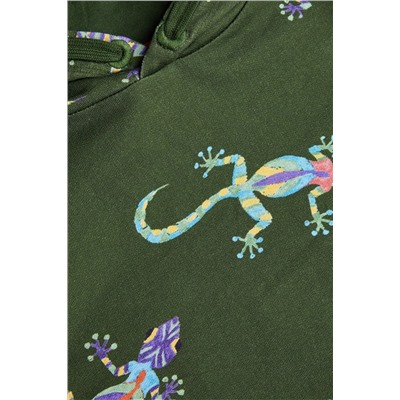 Monsoon Green Gecko Hoodie