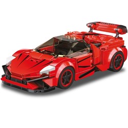 Конструктор Mioshi Tech "Автоспорт: Красный суперкар" (288 дет., 17 см)