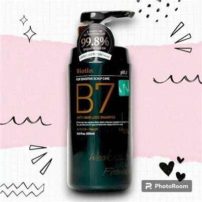 [Forest Story] B7 Шампунь против выпадения волос с биотином, B7 Anti-Hair Loss Shampoo 500 мл.