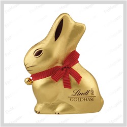 Фигурка из молочного шоколада "Золотой кролик" Lindt Gold Bunny 200 гр