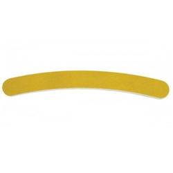 Пилка бумеранг для натуральных и искусственных ногтей, цвет желтый, ZO 101-10-150