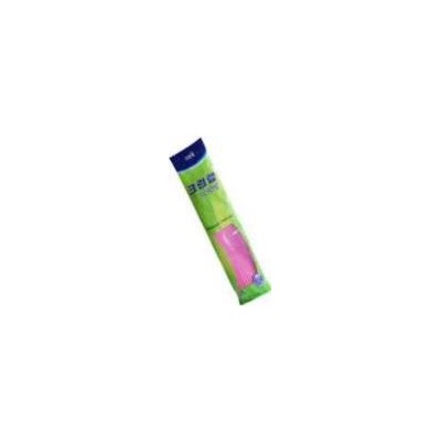 Clean wrap Перчатки из натурального латекса c внутренним покрытием (полноразмерные, с двойной резинкой) розовые, размер XL / 100