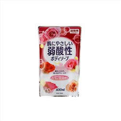 Rocket Soap Слабокислотное жидкое мыло "Animo Harmony Rose" для тела (аромат розы) 400 мл, мягкая упаковка / 20