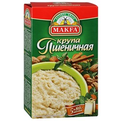 Макфа Крупа Пшеничная №4 400 гр. ( 5 пакетиков )