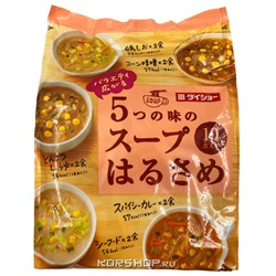 Суп Харусаме 5 видов лапши Daisho (10 порций), Япония, 164,8 г Акция