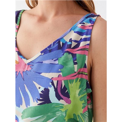 LC Waikiki Женская блузка с V-образным вырезом и узором