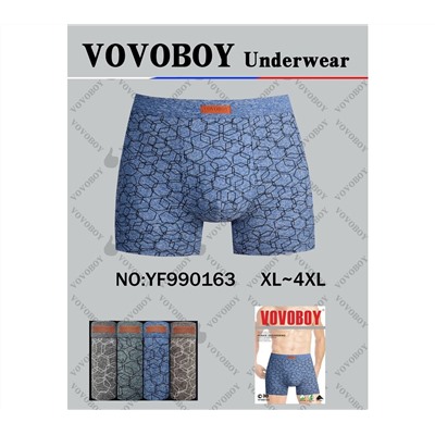 Мужские трусы Vovoboy YF990163 боксеры хлопок XL-4XL