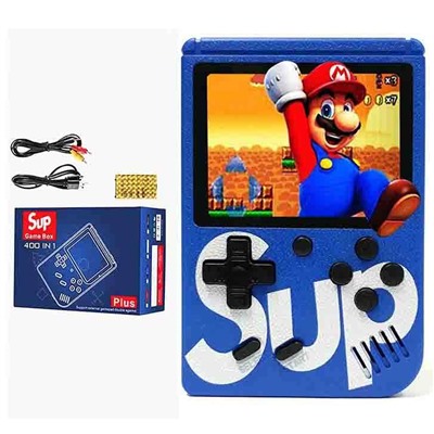 Игровая консоль Game Box SUP Mini 400 игр (синий)