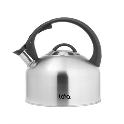 LR00-84 Чайник LARA <3.8л> индукционное капсулированное дно, свисток с кноп механизмом, ручка нейлон