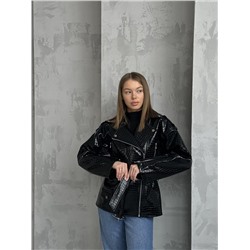 Куртка женская демисезонная 2010 (черный блестящий)