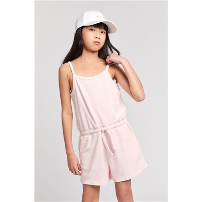 Jack Wills Relaxed Fit Girls Pink Playsuit