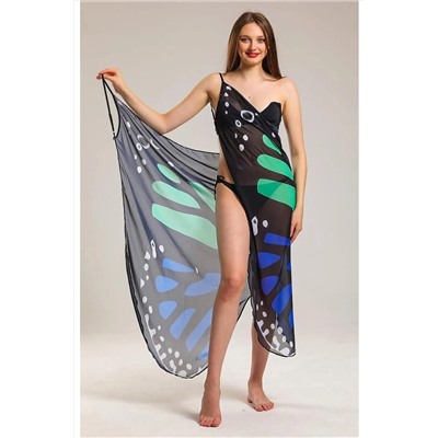Женское парео-бабочка, пляжное платье