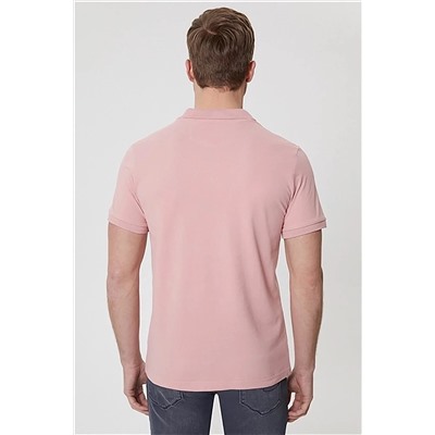 Мужская футболка поло Twins розовая