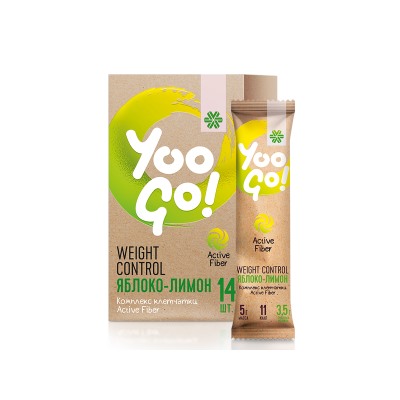Напиток Weight Control (яблоко-лимон) - Yoo Go 14 порций по 5 г