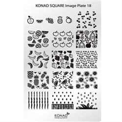 Пластина-трафарет Konad Square Image Plate18