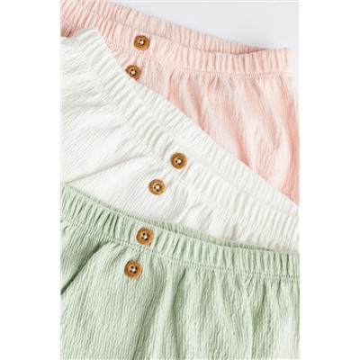 Pink Baby Shorts 3 Pack