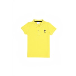 Неоново-желтая базовая футболка-поло для мальчиков Неожиданная скидка в корзине