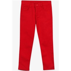 23 апреля Детские габардиновые брюки для мальчиков красные FG01SCI2233