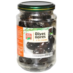 Оливки черные натуральные по греческому рецепту Belle France 250 г