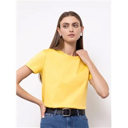 Трикотажная футболка  цвет: Желтый B2579/zain | купить в интернет-магазине женской одежды EMKA