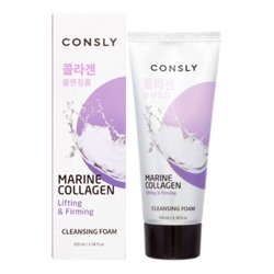CONSLY Marine Collagen Lifting Creamy Cleansing Foam Укрепляющая кремовая пенка для умывания с морским коллагеном