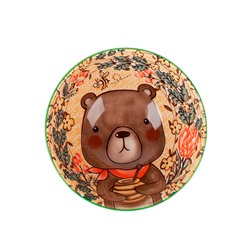 Салатник "Kawaii Forest.Bear" d=12см. v=400мл. (фарфор) (min12) (безиндивидуальной упаковки)