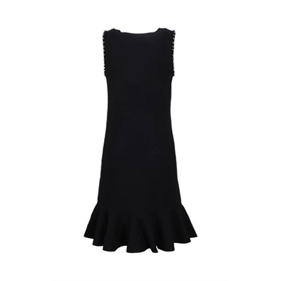 Vestido recto - Negro