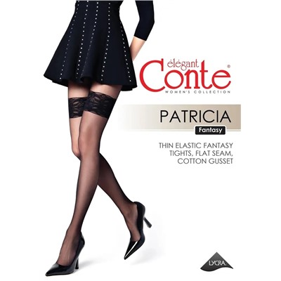 CONTE PATRICIA Колготки с имитацией ажурных чулок