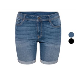 esmara® Damen Jeansshorts mit hohem Baumwollanteil, im 5-Pocket-Style