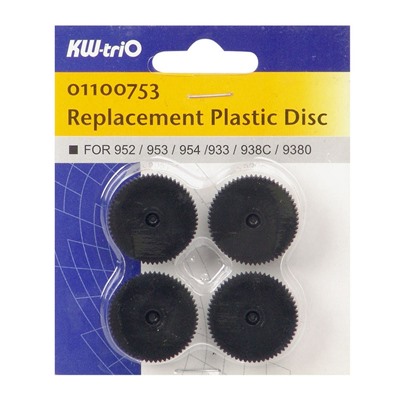 Сменный диск для мощн. дыроколов KW-trio 952/954/938,4шт/уп,пластик,блистер