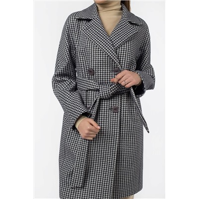 01-11249 Пальто женское демисезонное (пояс)