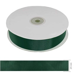 Лента репсовая 1д (25 мм) (т.зеленый) А3-049