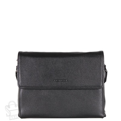 Сумка мужская кожаная 52010-3KH black Heanbag в Новосибирске