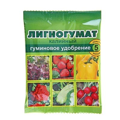 Удобрение "Лигногумат", калийный, пластиковая ампула, 5 мл