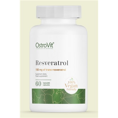 OstroVit Resveratrol VEGE 60 caps - РЕСВЕРАТРОЛ