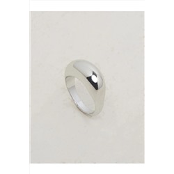 Стильное серебряное кольцо с куполом