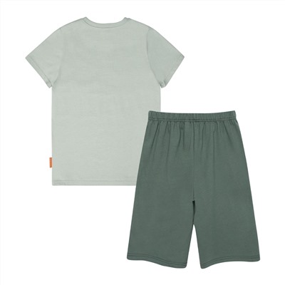 384а-161-а Пижама для мальчиков  футболка и шорты «Симпл-димпл» р.134-158